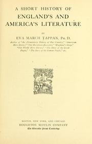 Cover of: A short history of England's and America's literature