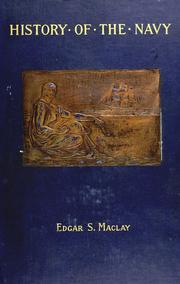 Cover of: history of the United States navy, from 1775 to 1893