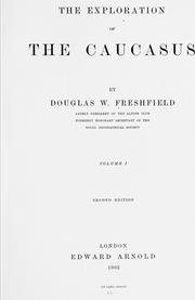 Cover of: The exploration of the Caucasus. by Douglas William Freshfield
