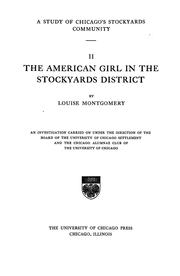Cover of: American girl in the stockyards district | Louise Montgomery
