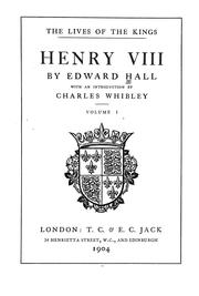 Cover of: Henry VIII by Edward Hall