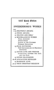 Cover of: [Theological Works] | Emanuel Swedenborg