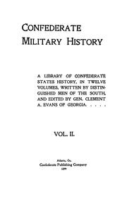 Cover of: Confederate military history by Clement Anselm Evans