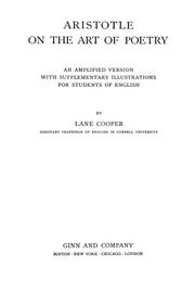 Cover of: Aristotle on the art of poetry: an amplified version with supplementary illustrations for students of English