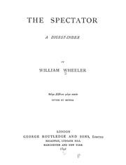 Cover of: Spectator | William Wheeler