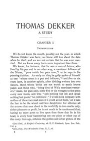 Cover of: Thomas Dekker: a study