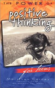 Cover of: The Power of Positive Thinking for Teens by Mary Lou Carney, Norman Vincent Peale