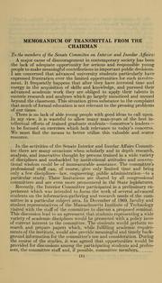 Cover of: Papers on national land use policy issues.: Prepared for the Committee on Interior and Insular Affairs, United States Senate