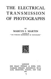 Cover of: The electrical transmission of photographs