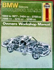 Cover of: BMW owners workshop manual by J. H. Haynes