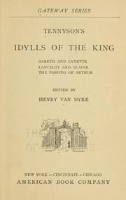 Cover of: Tennyson's Idylls of the King by Alfred Lord Tennyson