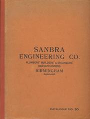 Catalogue No. 30 by Sanbra Engineering Co.