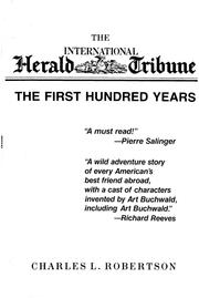 Cover of: The International herald tribune: the first hundred years