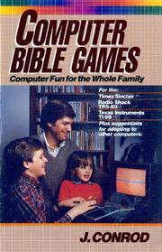 Computer Bible Games by J. Conrod