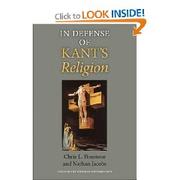 Cover of: In defense of Kant's religion