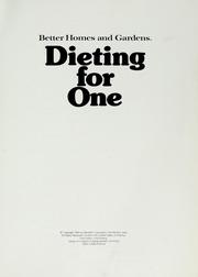 Cover of: Dieting for one