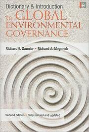 Cover of: Dictionary and Introduction to Global Environmental Governance