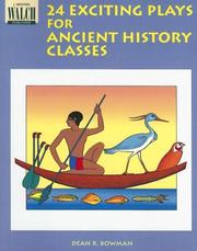 Cover of: 24 Exciting Plays for Ancient History Classes