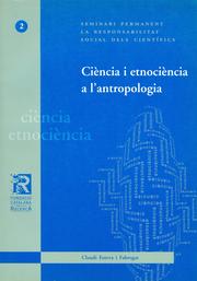 Cover of: Ciència i etnociència a l'antropologia by Claudio Esteva Fabregat