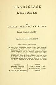 Cover of: Heartsease by Klein, Charles