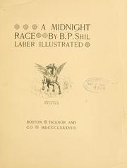 Cover of: A midnight race by B. P. Shillaber
