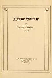 Cover of: Library windows