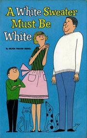 Cover of: A White Sweater Must Be White