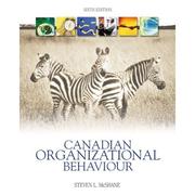 Canadian organizational behaviour by Steven Lattimore McShane