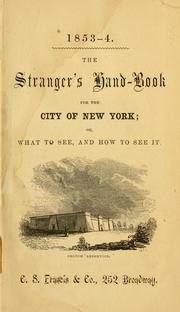 Cover of: Francis's guide to the cities of New-York and Brooklyn by 