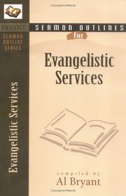 Cover of: Sermon Outlines on Evangelistic Services (Bryant Sermon Outline Series)