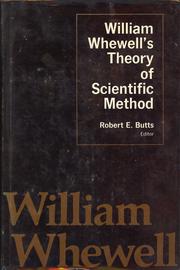 Cover of: William Whewell's theory of scientific method.