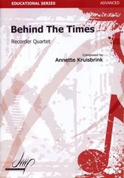 Cover of: Behind the Times: Annette Kruisbrink