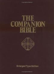 Cover of: The Companion Bible: Enlarged Type Edition