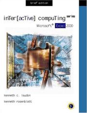 Cover of: Microsoft Excel 2000 by Kenneth C. Laudon, Kenneth Rosenblatt, Kenneth C. Laudon