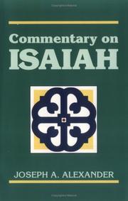 Cover of: Commentary on Isaiah
