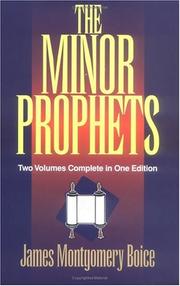 Cover of: The Minor Prophets by James Montgomery Boice