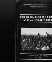Cover of: Comercialización de la quinua en el altiplano peruano