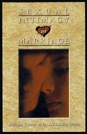 Cover of: Sexual intimacy in marriage