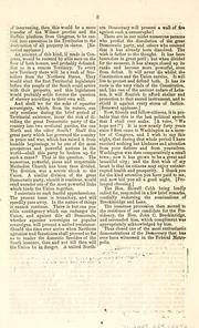 Cover of: Speech of President Buchanan, on the evening of Monday, July 9, 1860. by Buchanan, James