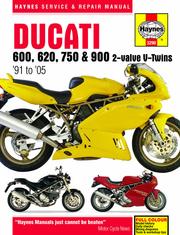 Ducati 600, 620, 750 & 900 2-valve V-twins by Penny Cox, John Harold Haynes