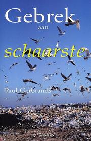 Cover of: Gebrek aan schaarste