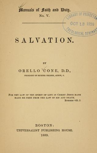 Salvation by Orello Cone