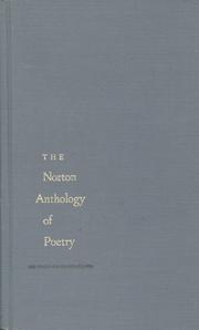 Cover of: The Norton anthology of poetry by Arthur M. Eastman
