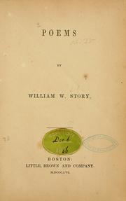 Cover of: Poems by William Wetmore Story