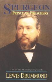 Cover of: Spurgeon by Lewis A. Drummond