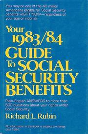 Cover of Your 1983/84 Guide to Social Security Benefits