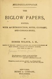 The Biglow papers by James Russell Lowell