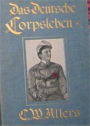 Cover of: Das deutsche Corpsleben