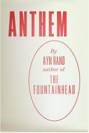 Cover of: Anthem by Ayn Rand, Erin Bateman, Ayn Rand