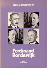 Cover of: Ferdinand Bordewijk by Michel Dupuis